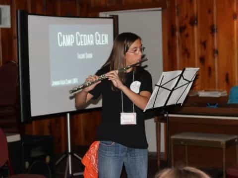 a person playing a violin