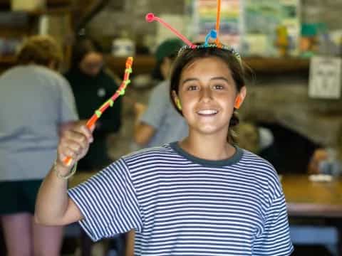a person holding a toy