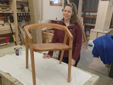 a person sitting at a table