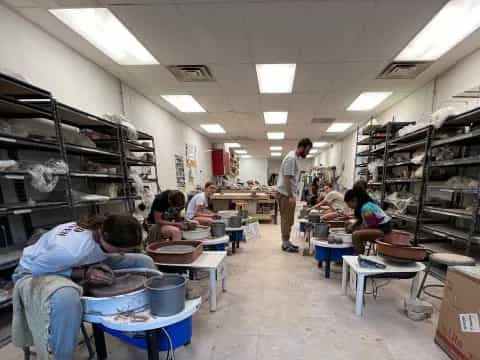 people working in a factory