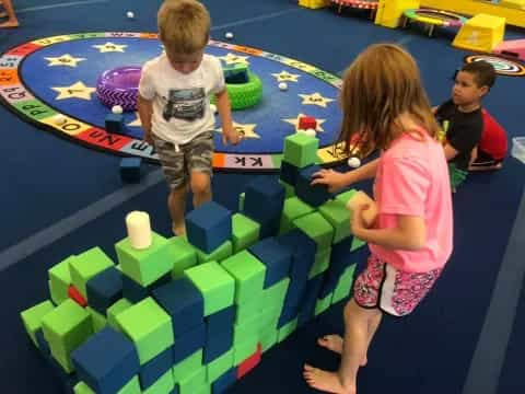 children playing with toys