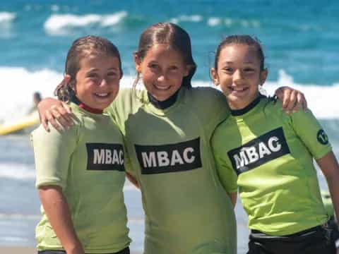 a group of girls posing for a photo