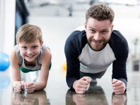 a person and a child