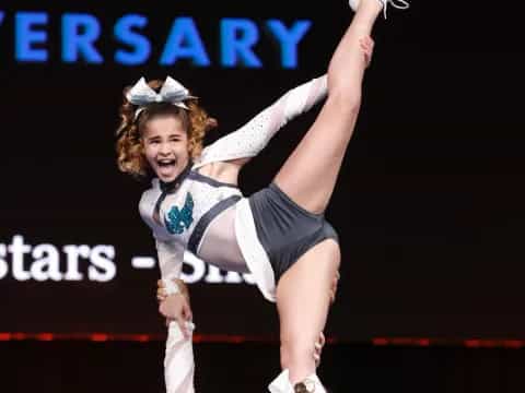 a person performing on stage