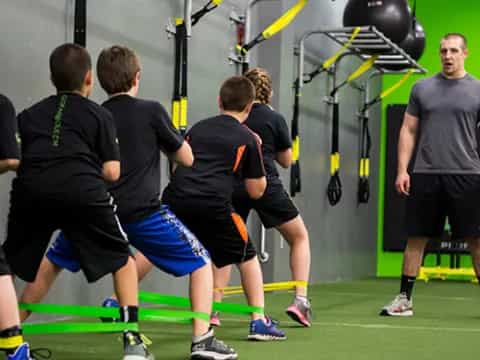 a group of people playing a sport