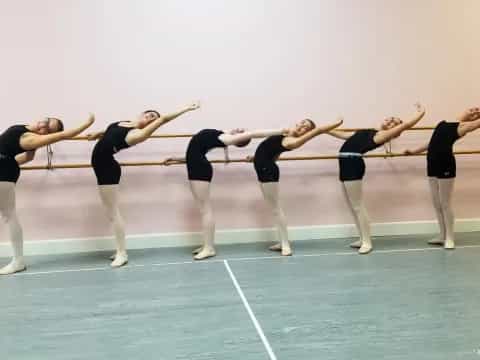 a group of women dancing