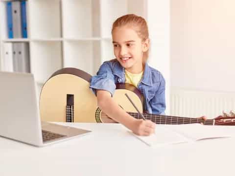a person working on the laptop