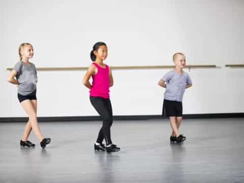 a person and two children