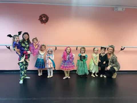 a group of people on a stage