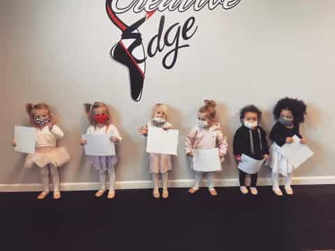 a group of children on a stage