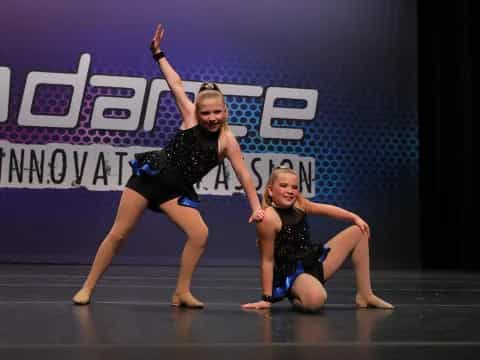 a man and woman dancing