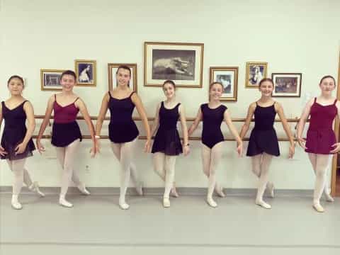 a group of women in a room