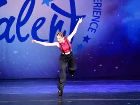 a man jumping in the air