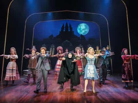 a group of people on a stage