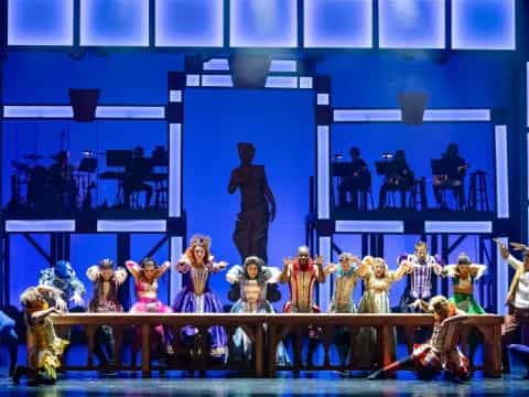 a group of people on a stage