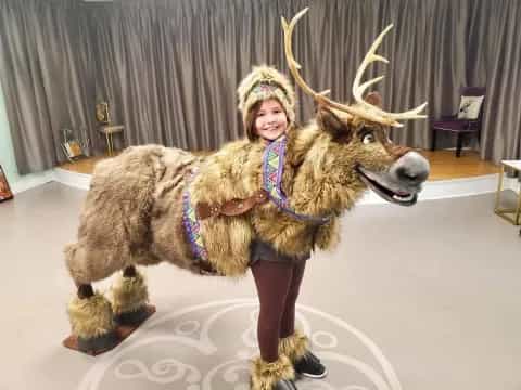 a person wearing a garment