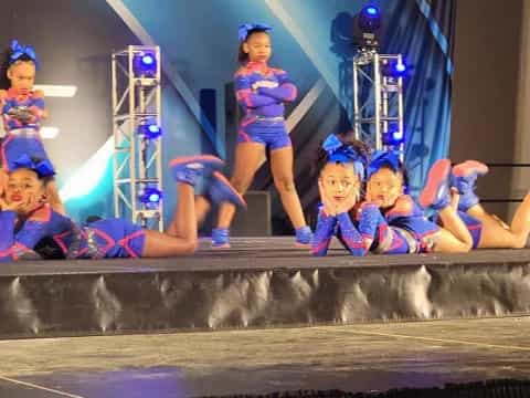 a group of people on a stage