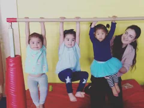 a group of children posing for a photo