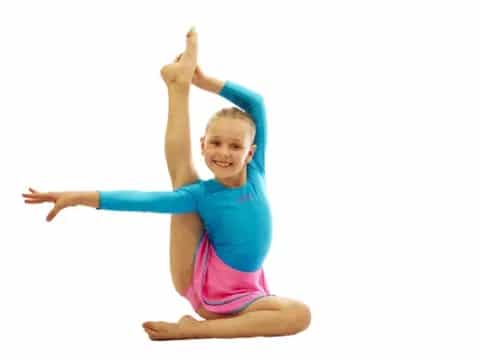 a child in a swimsuit