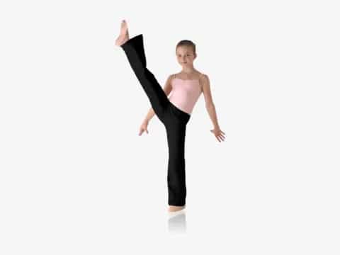 a person in a black dress