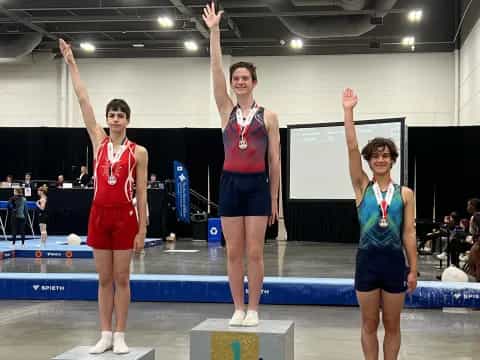 a group of women in a gym