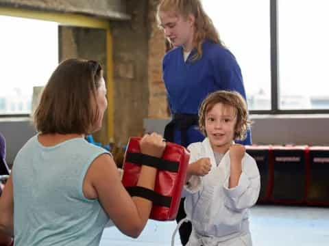 a person and a child