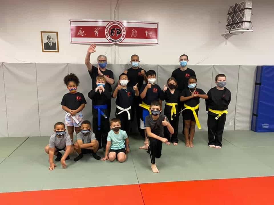 a group of people posing for a photo