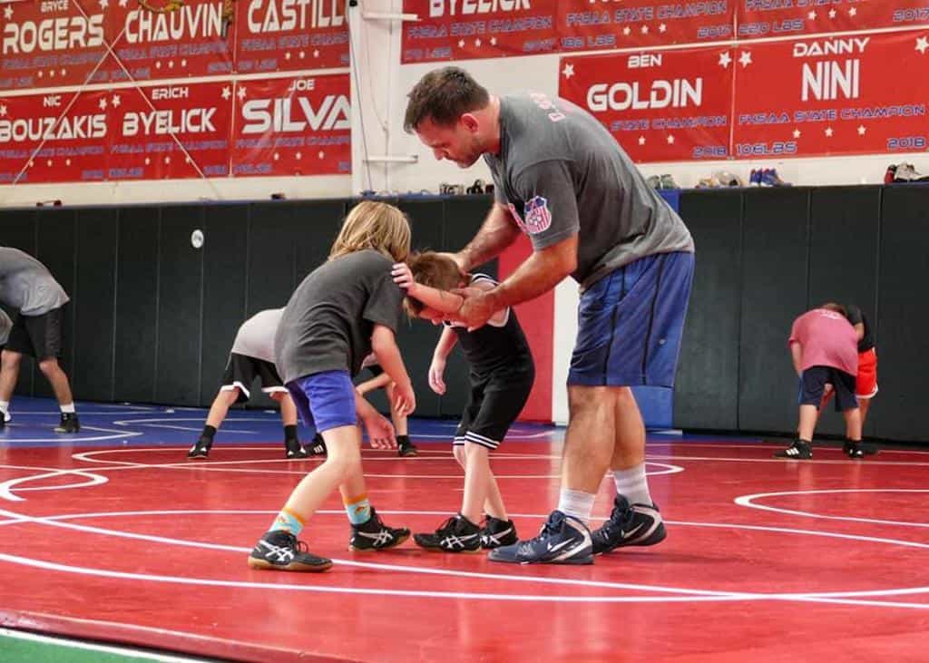 a group of people playing a sport