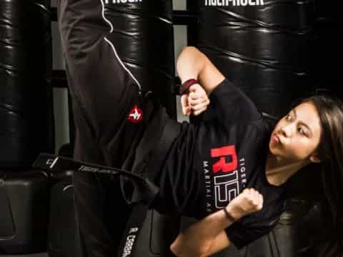 a person holding a microphone