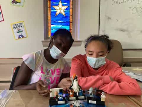 a man and a child playing a game