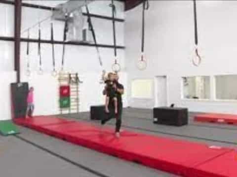 a person standing on a stage