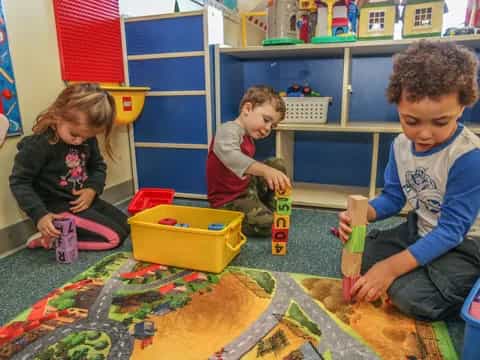 children playing with toys