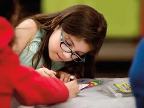 a person wearing glasses