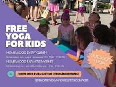 Yoga for Kids | Homewood Farmers Market event image