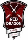 Red Dragon karate Upland company logo