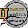 Clarks University of Martial Arts company logo