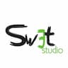 Aerial yoga at Swet studio company logo