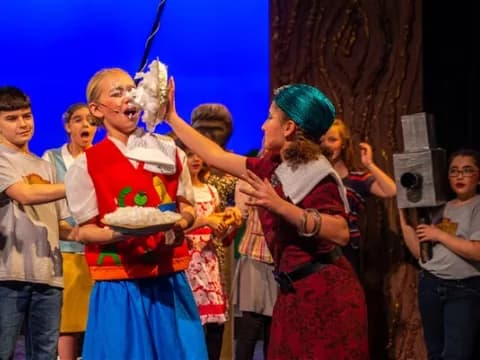 a group of people dancing