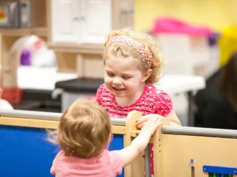 a young girl and a young girl