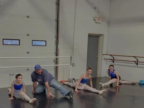 a group of people in a room