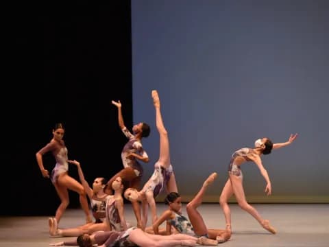 a group of people dancing