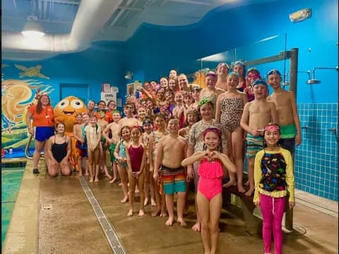 a group of people in a room