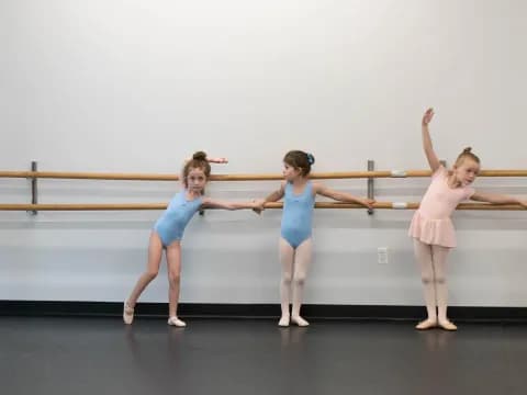 a group of girls dancing