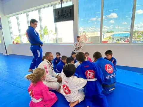 a group of children in uniform