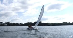 a sailboat on the water