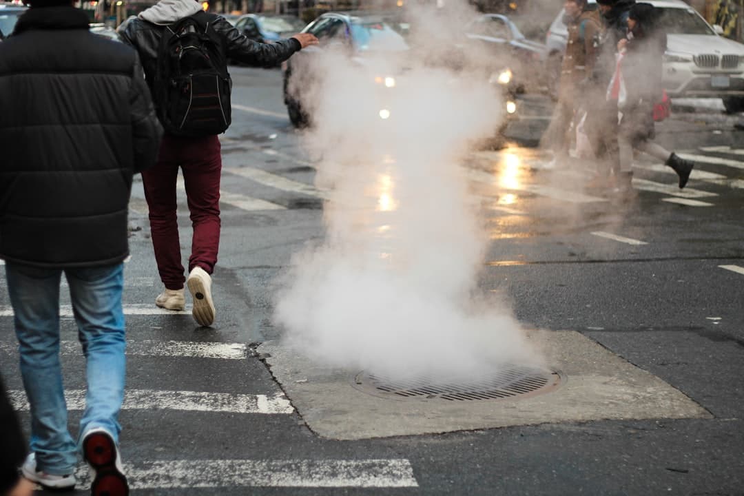 smoke in manhole