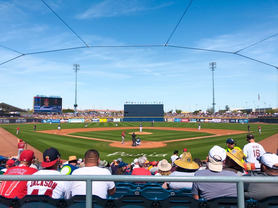 people inside stadium watching baseball game