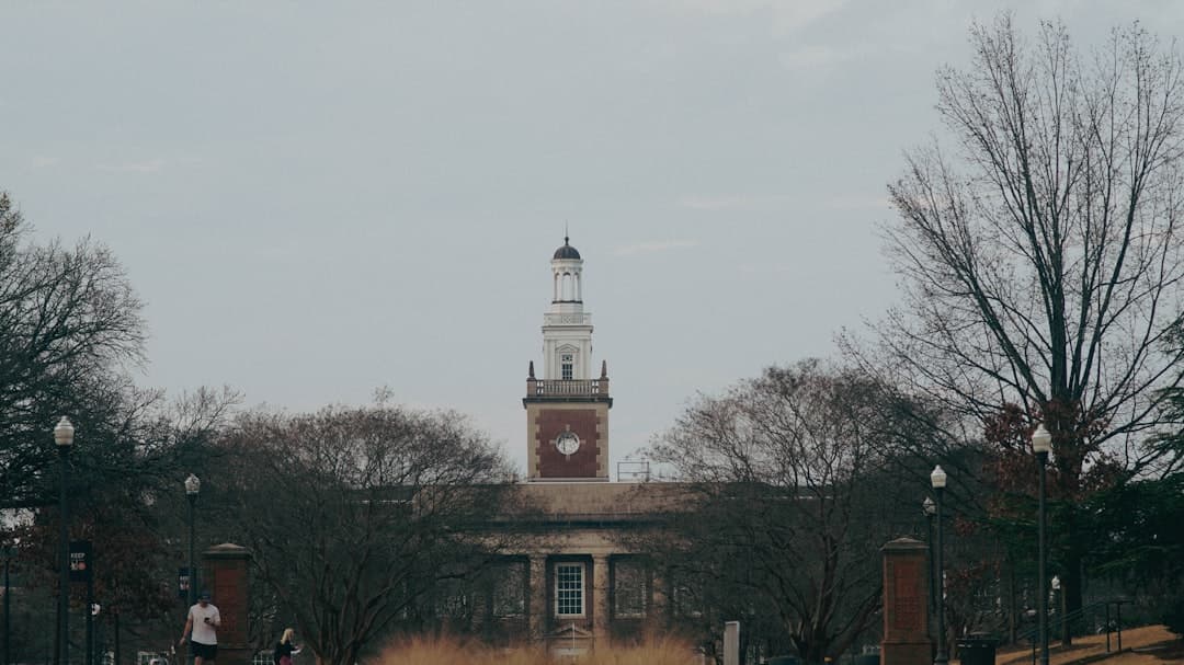 a building with a clock tower on top of it