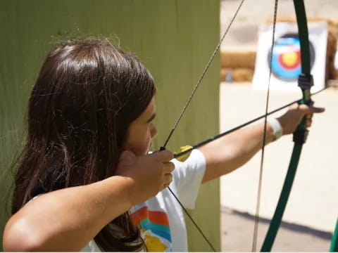 a girl painting a picture