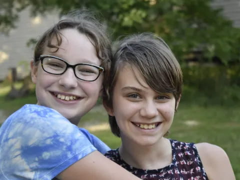 a man and woman taking a selfie